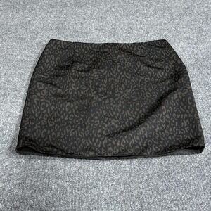 Tahari Skirt Womens 10 Animal Print Mini Career Workwear M78BJ301